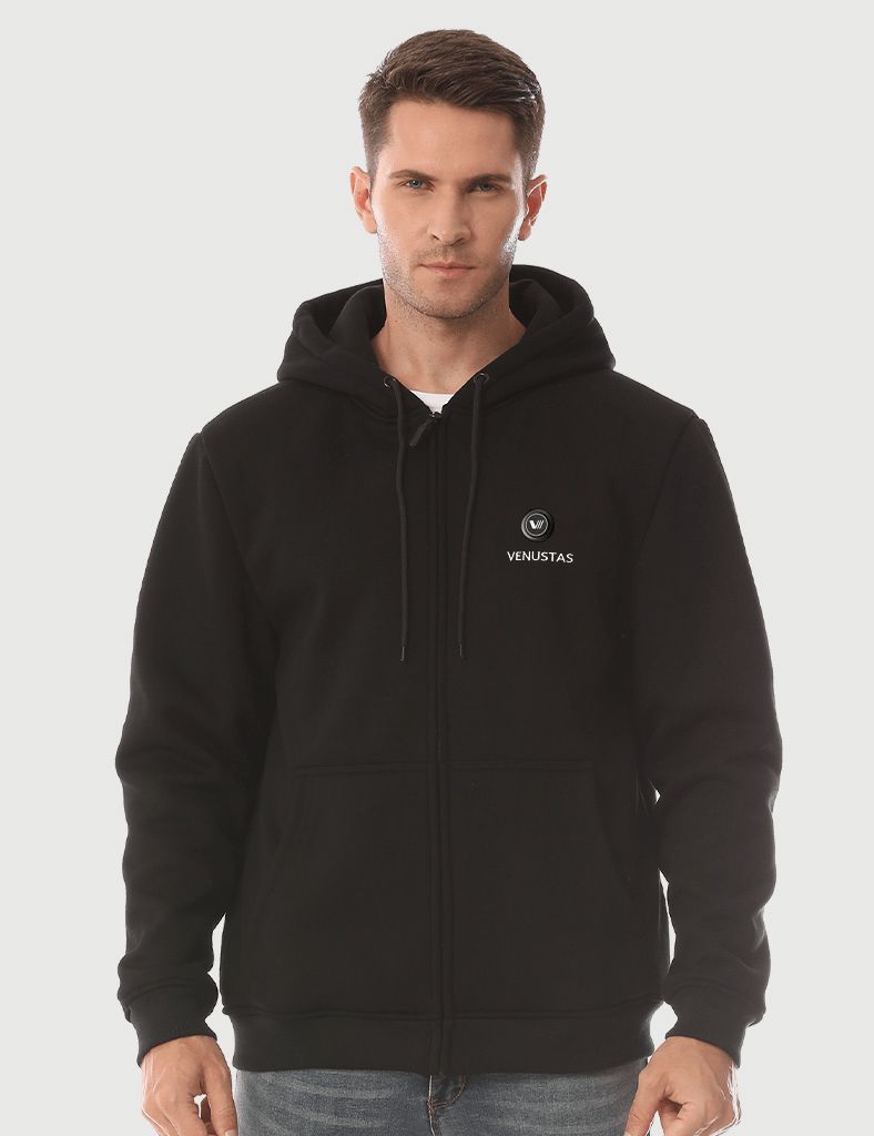 [Open Box] Zipper up Heated Hoodie for Unisex 7.4V [M,L,XL]