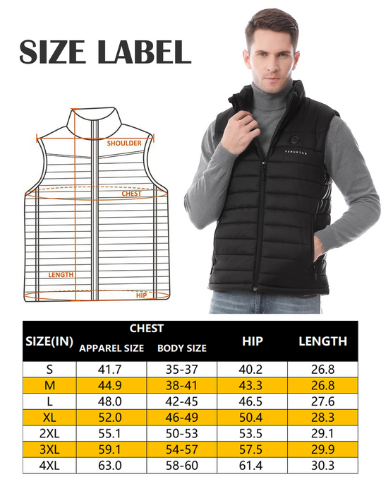 Venustas [Open Box] Bundle Deal - Heated Vest for Men and Women 5V