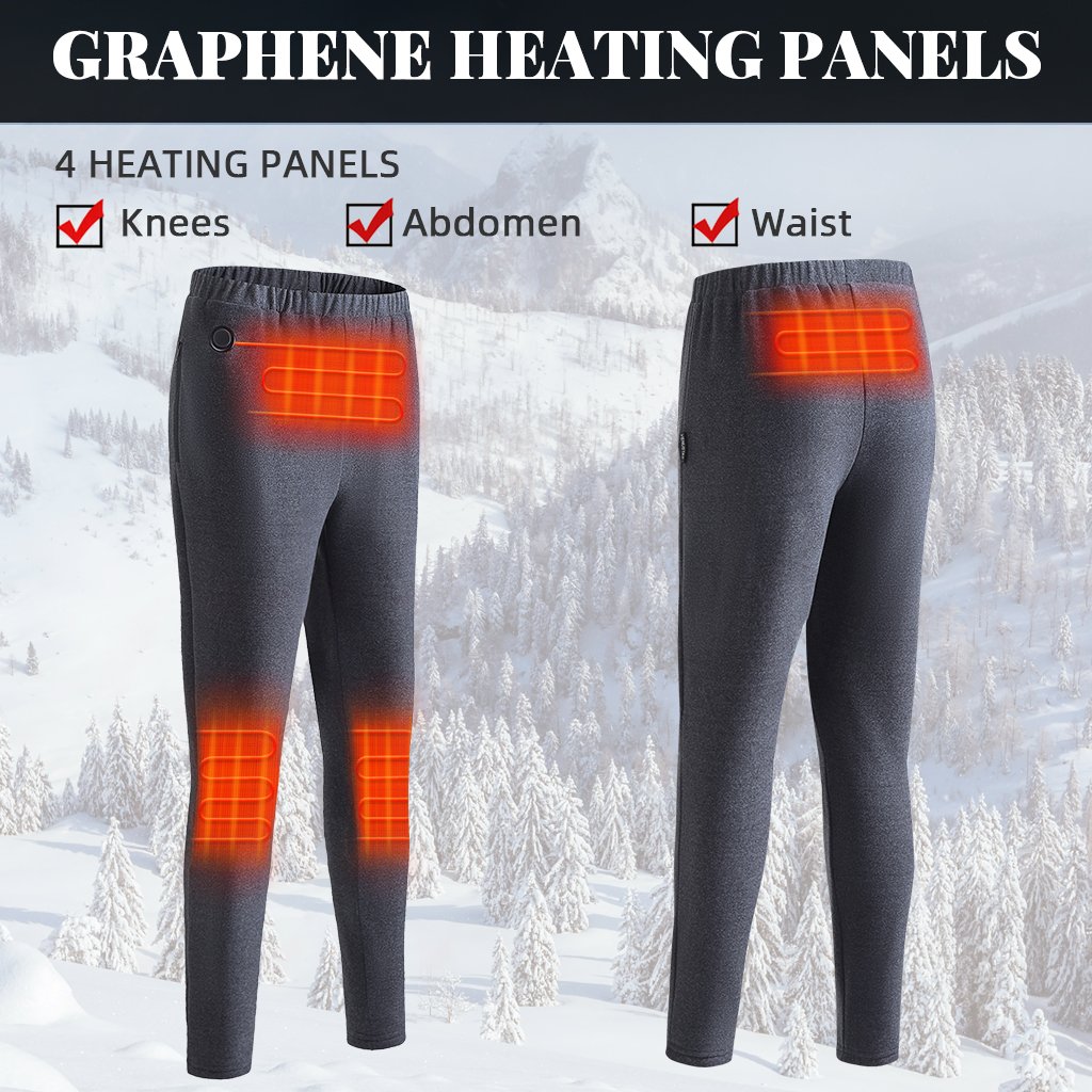 Venustas [Open Box] Heated Thermal Underwear Pants For Women, 5V