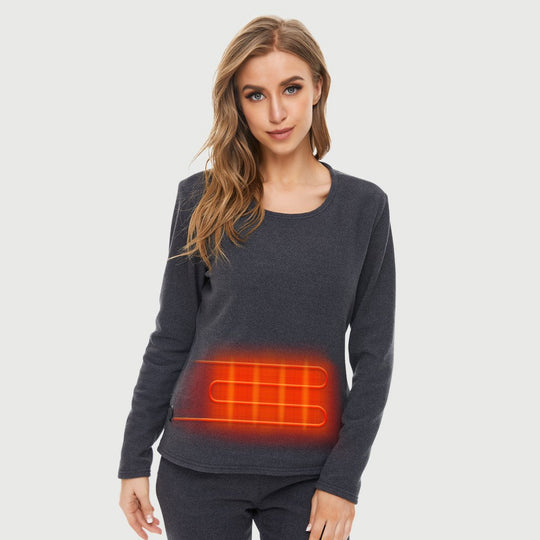 Venustas [Open Box] Heated Thermal Underwear Shirt For Women, 5V [XS]