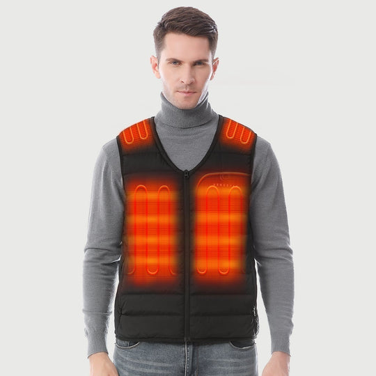 Venustas [Open Box] Men's Heated Vest with V-neck 7.4V